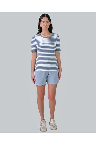 Gant Slim Striped 1X1 Ribbed T-Shirt