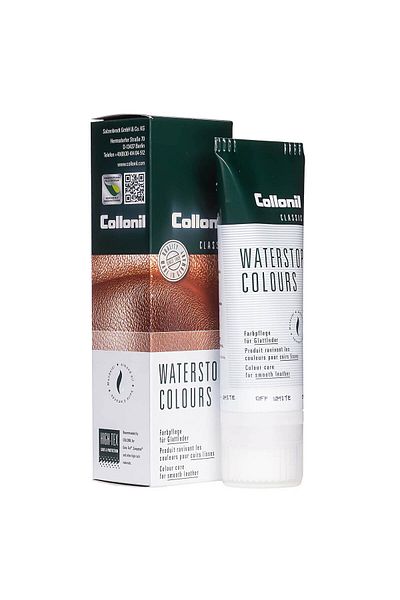 Collonil Waterstop Colours Almond Oil Shoe Cream, 75 ml, off white