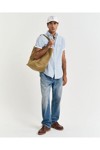 Gant Regular Fit Cotton Linen Shirt