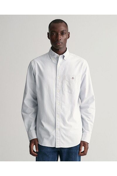 Gant Regular Fit Banker Stripe Classic Oxford Shirt
