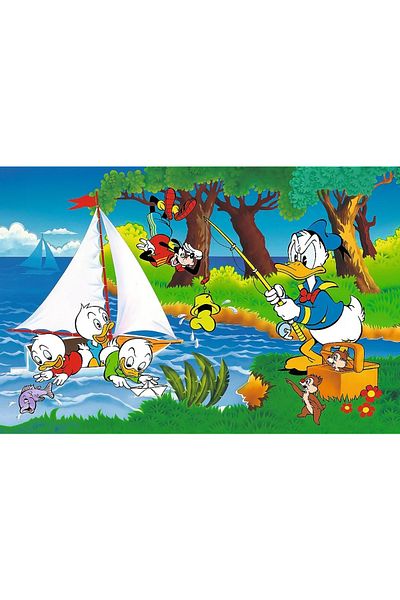 Trefl PUZZLE 160 DONALD DUCK AVENTURA PE LAC