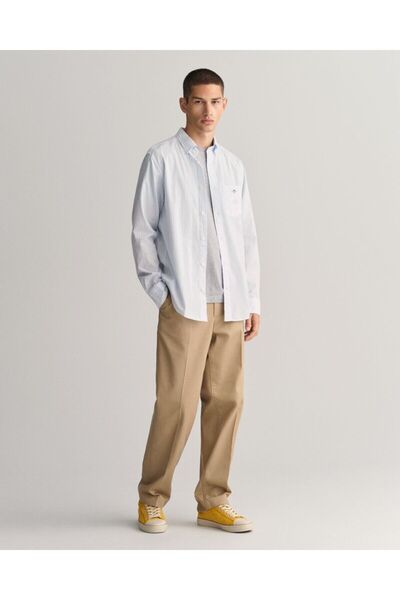 Gant Regular Fit Striped Poplin Shirt