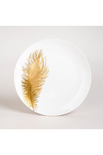 LA MESA white porcelain/glass 20 pc dinner set