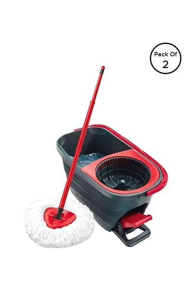 Vileda Easy Wring And Clean Turbo Mop Set Black/White/Red