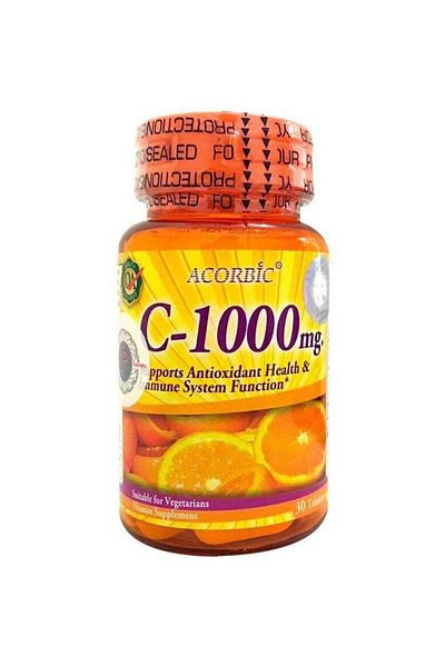 Acorbic C-1000mg Vitamin C Supplement – 30 Capsules