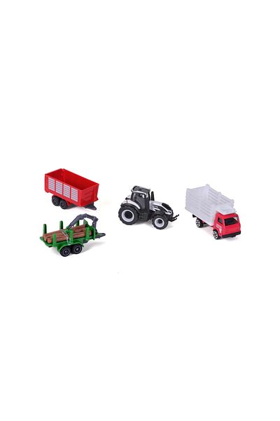 Maisto SET 4 AGRICULTURAL EQUIPMENT VALTRA