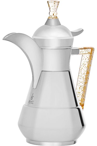 Alsaif Gallery Thermos Suleiman 2 Saif Gallery, 0.6 L, Glass inner pot, Stainless steel outer