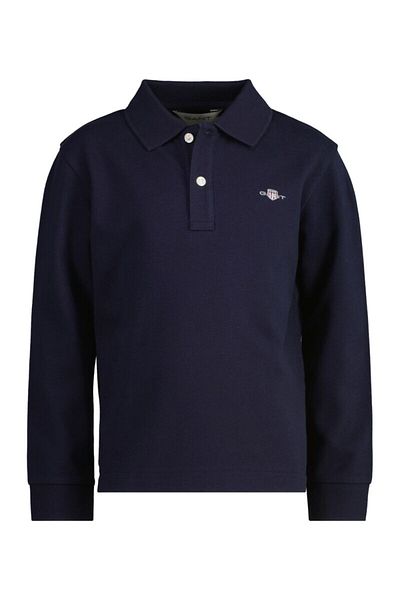 Gant Kids Shield Long Sleeve Polo Shirt