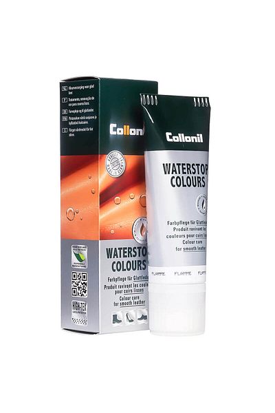Collonil Waterstop Colours Almond Oil Shoe Cream, 75 ml, flamme