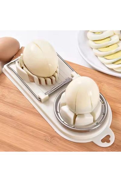 Pannex 2-in-1 Egg Slicer and Wedger, Stainless Steel