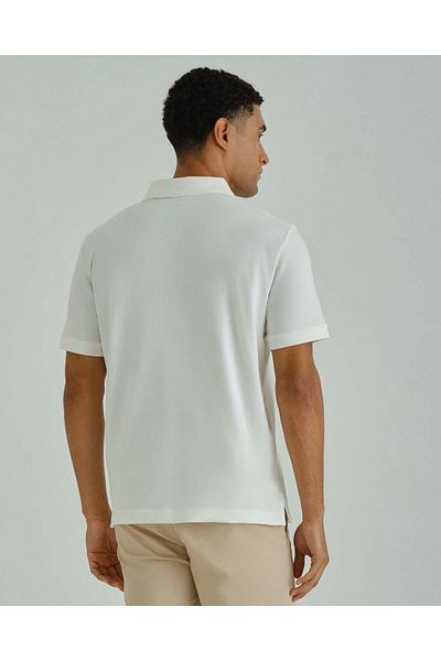 Gant Ramadan Collection – Men's Eggshell Short Sleeve Pique Polo