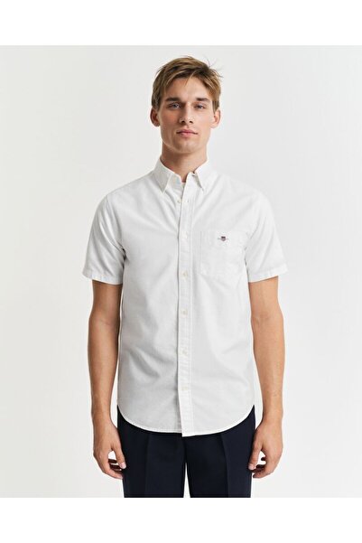 Gant REGULAR Fit Classic Oxford Short Sleeve Shirt
