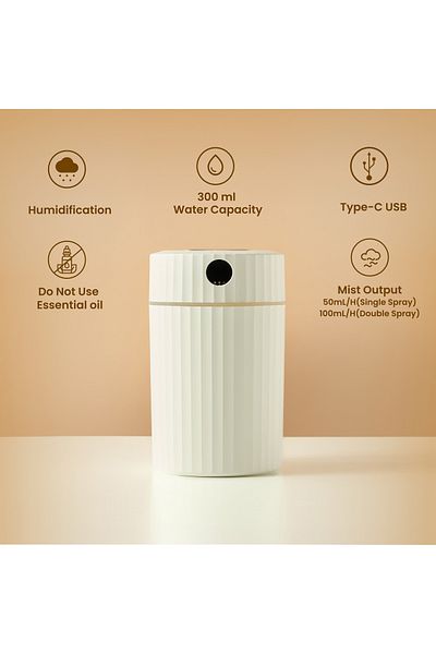 Lifestyle Layali USB Powered LED Humidifier - 2000 ml