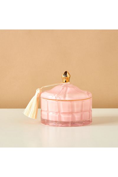 Scent.d London Scented London Pink lotus Scented Jar Candle - 11 cms