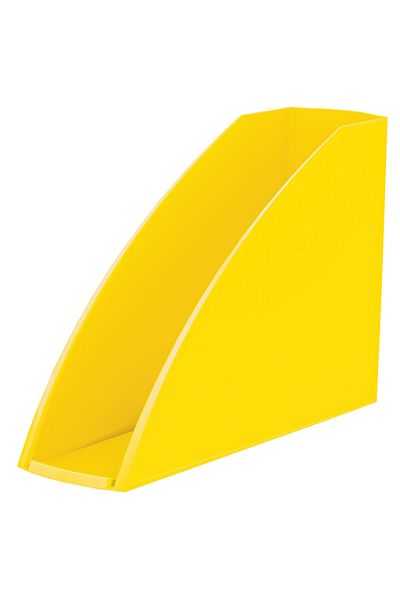 Leitz WOW Document Holder, Yellow, A4 Size, Adjustable Angle, Durable Plastic, Desktop Stand