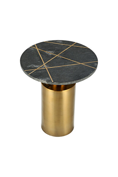 Generic MARBLE ROUND SIDE TABLE WITH STEEL