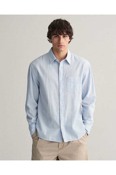Gant Relaxed Fit Pinstriped Seersucker Shirt