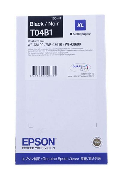 EPSON Cartuș Original Negru T04B1 C13T04B14N