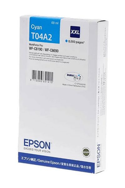 EPSON Cartuș Original Cyan T04A2 (C13T04A24N)