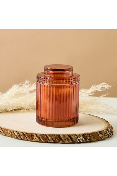 Lifestyle Hibiscus Gold Scented Jar Candle - 500 gms