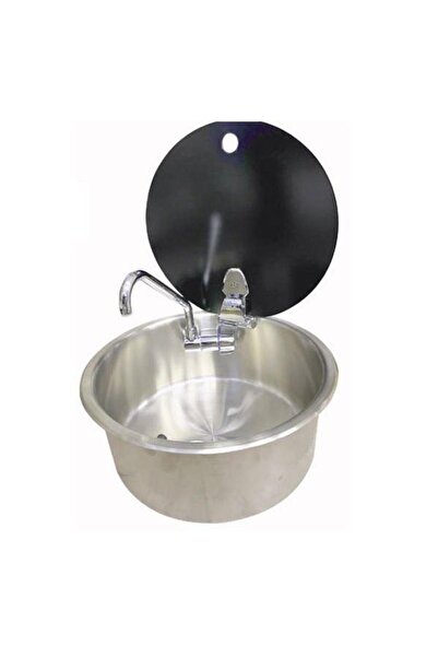 Genel Markalar Cam Kapaklı Musluklu Silindir Evye