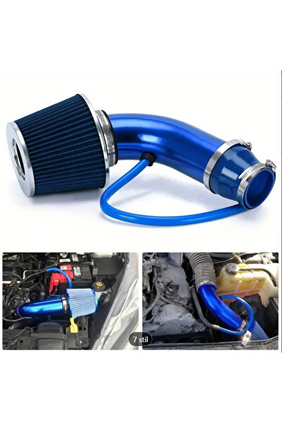 KOTO 76mm Performance Air Filter Pipe Kit Aluminum Blue