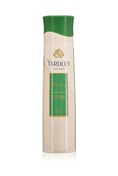 YARDLEY بخاخ منعش للجسم برائحة الريش، 150 مل