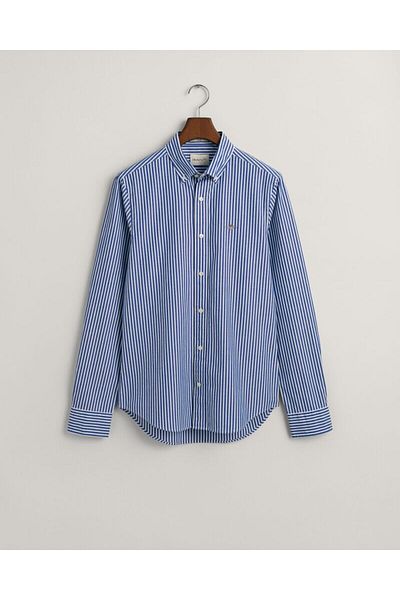 Gant Slim Fit Striped Poplin Shirt