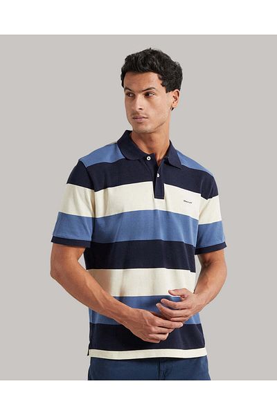 Gant BLOCK STRIPE SS POLO