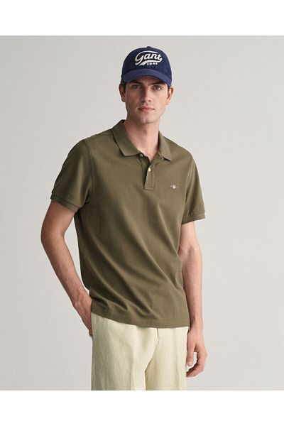 Gant Regular Fit Shield Piqué Polo Shirt