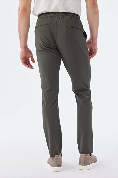 Jakamen Yeşil Comfort Fit Lastikli Spor Pantolon