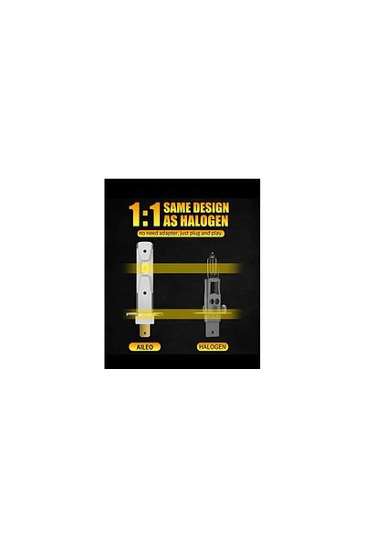 Universala Set 2 becuri LED H1 - 6000K, 70W, 20000LM, Lumină Albă Eficientă și Durabilă