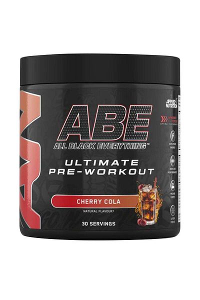 applied nutrition مكملات ABE Ultimate PreWorkout بنكهة الكرز والكولا - 375 جم، 30 حصة