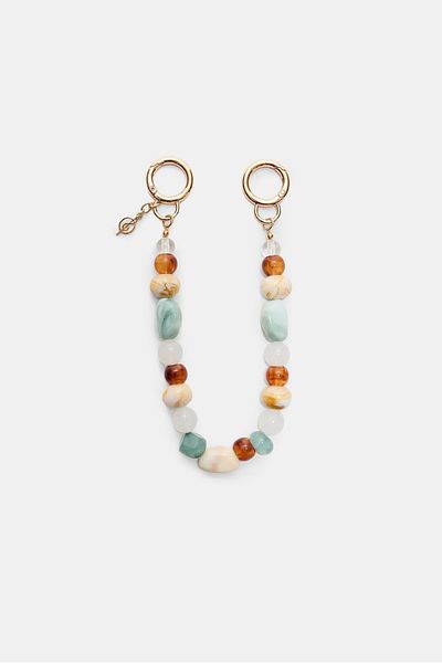 Stradivarius Beaded charm keyring