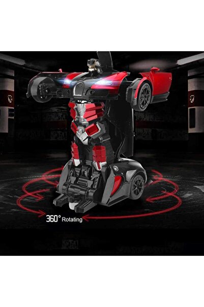 rexa Super Power Transformer RC Robot Car – 2-in-1 Remote Control Car & Robot with Lights and Sound