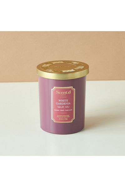 Scent.d London Scent.d White Gardenia 1-Wick Candle - 8 oz