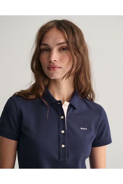 Gant Contrast Collared Piqué Polo Shirt