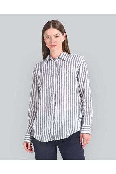 Gant Relaxed Fit Striped Linen Shirt