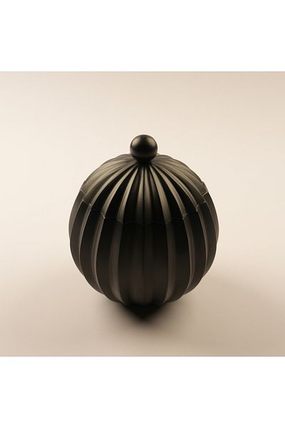 LA MESA Metal Jar 15*15*18Cm, Black