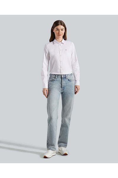 Gant Slim Stretch Oxford Striped Shirt – Modern Cut, Smart Detailing