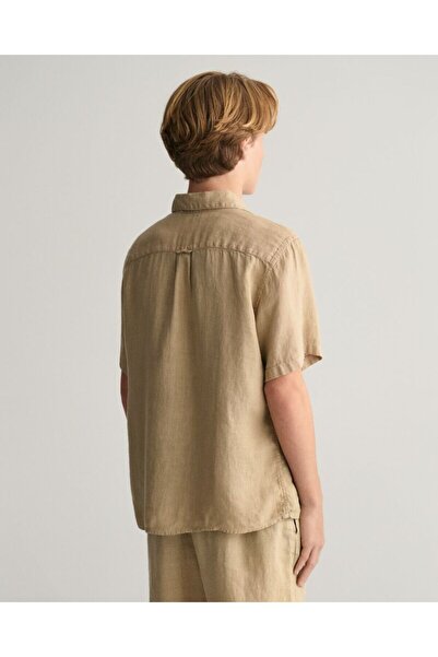 Gant Teens Linen Short Sleeve Shirt