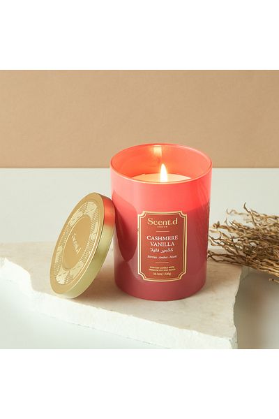 Scent.d London Scent.d Cashmere Vanilla 1-Wick Candle - 8 oz