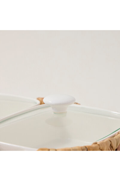 LA MESA Twin Rectangle Casserole 12" With Lid