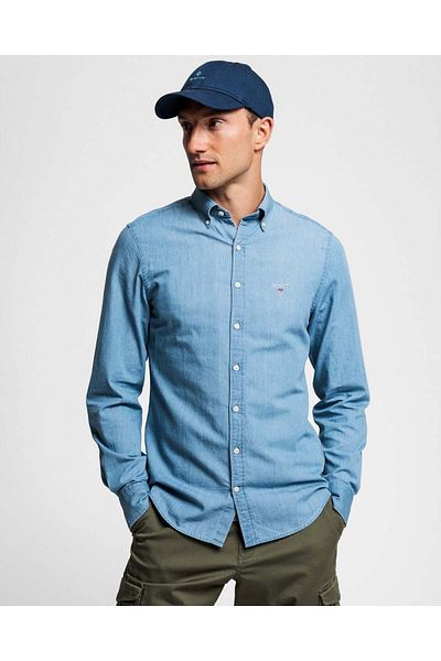 Gant Slim Fit Indigo Shirt