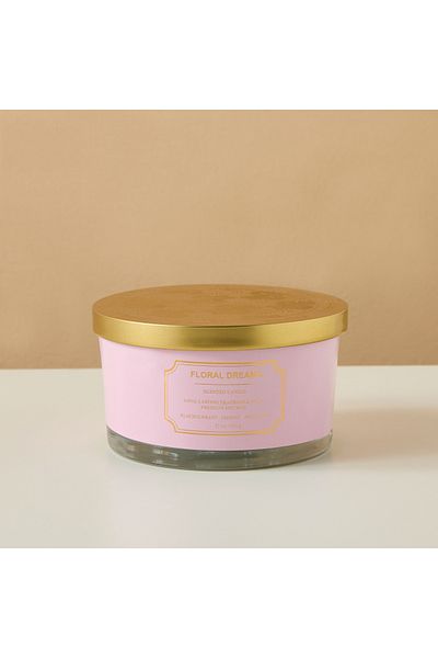 Scent.d London Scent.d Floral Dream 3-Wick Candle - 32 h
