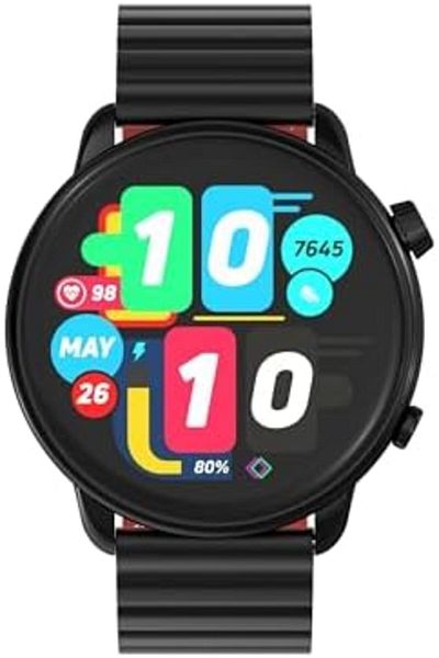 İmiki HOLO PRO KW66 – Men's and Women's Smartwatch – AMOLED Display1.43, Bluetooth Connectivity,
