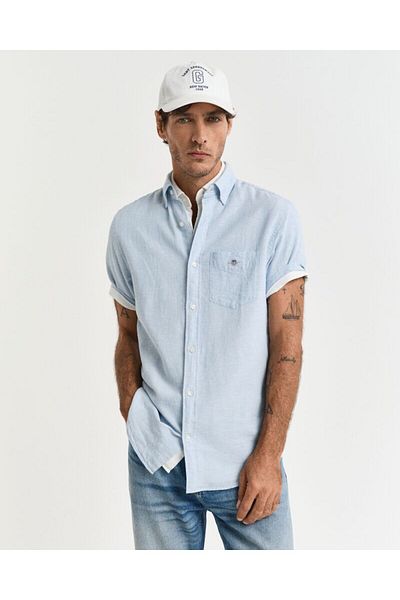 Gant Regular Fit Cotton Linen Shirt