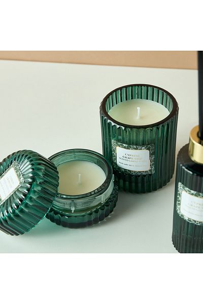 Lifestyle Cypress Grapevine Reed Diffuser and Candle Gift Set