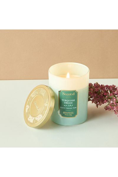 Scent.d London Scent.d Turquoise Dream Scented Jar Candle - 226 gms
