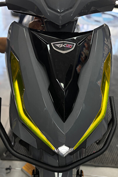 Banxtre RKS VRS125 için Sarı Renk Far Tasarım Folyo Sticker